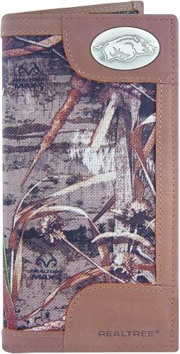 Vista 19 de ZEP-PRO Cartera Realtree de nailon y cuero estilo secretario Roper Concho para hombre