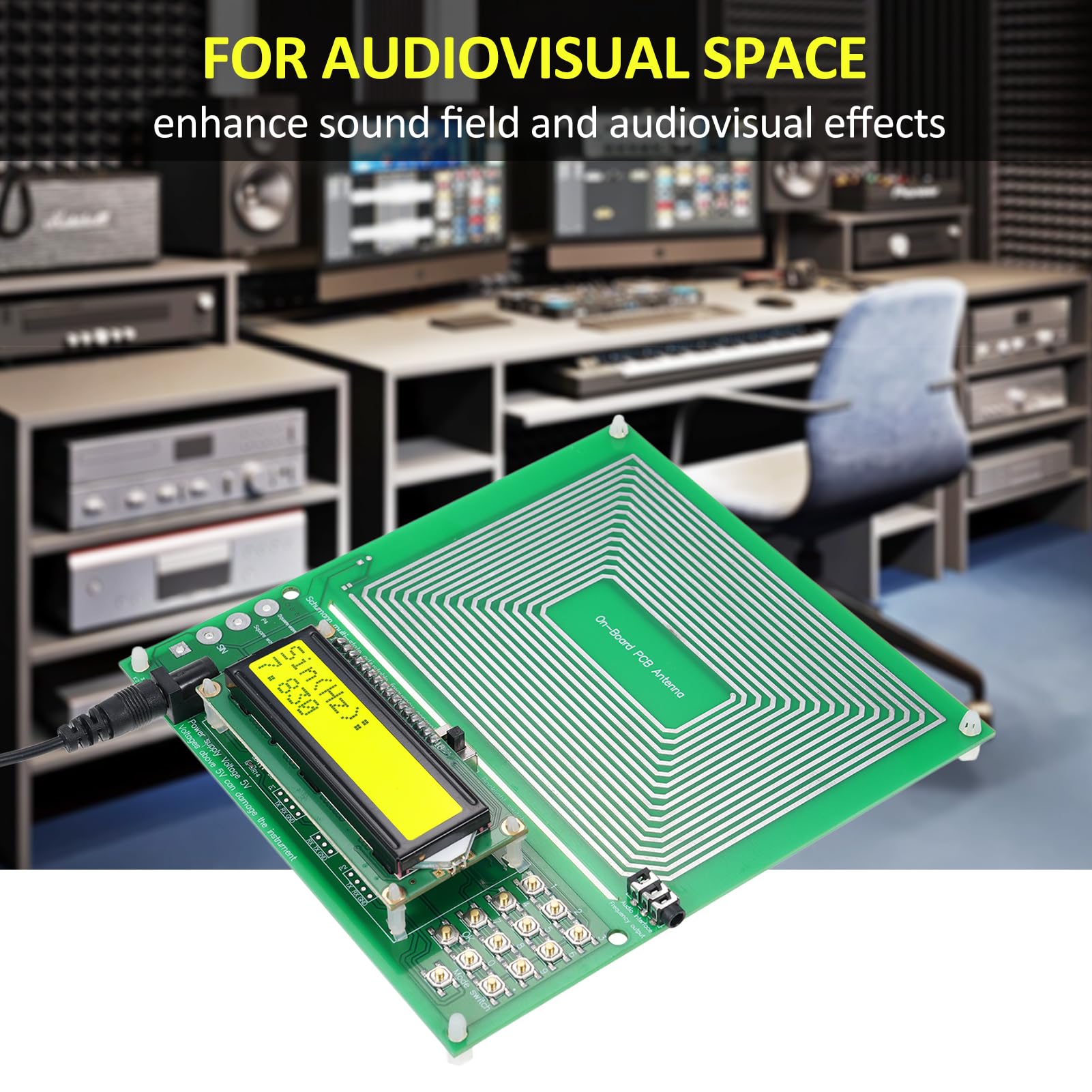 Weytoll DC 5V Adjustable 0.001Hz-200KHz 7.83Hz Schumann Resonance Ultra-low Frequency Pulse Wave Generator o Resonator Sine Wave