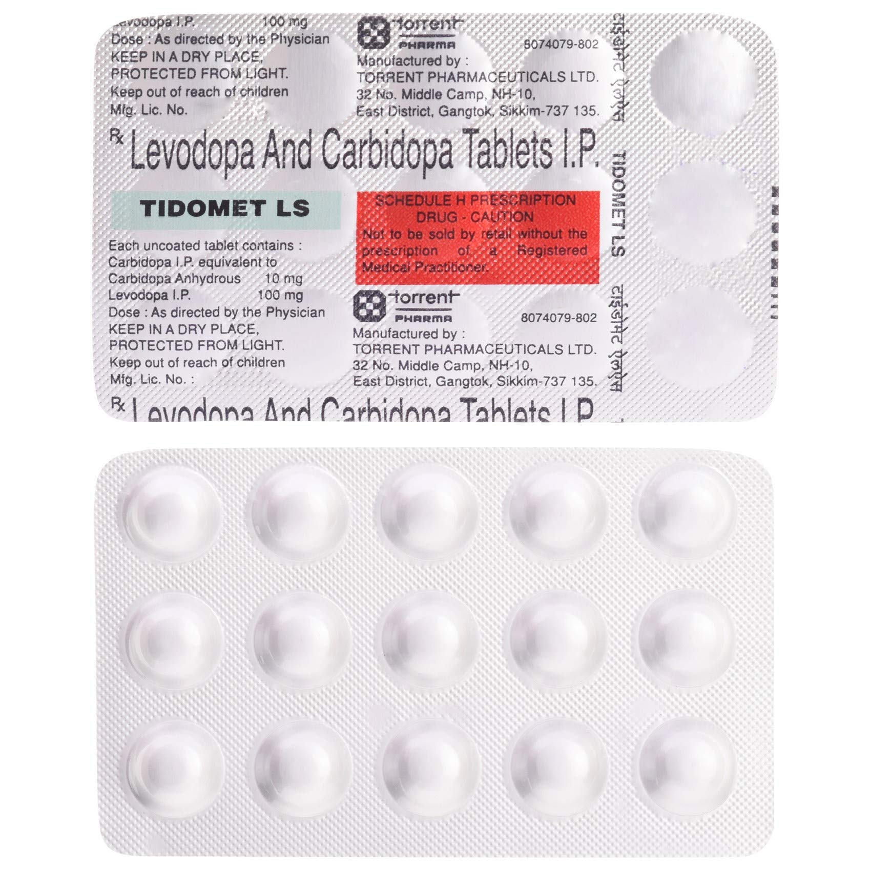 Tidomet Ls - Strip of 15 Tablets