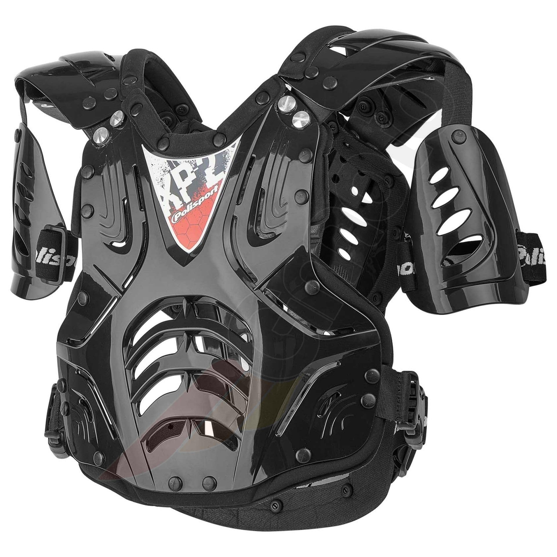 Brustp Jun XP2 SCHW/SILB plastron de protection à absorption maximale - 2