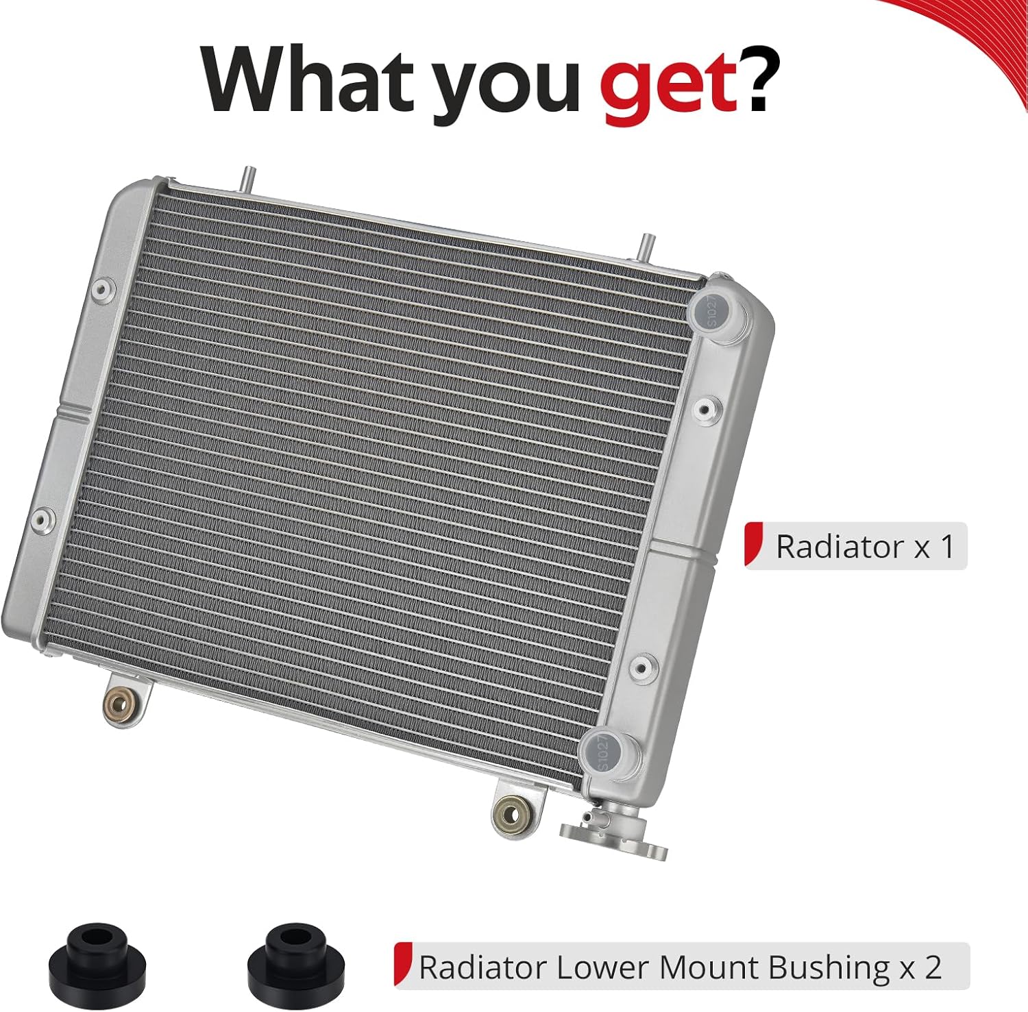 JAVIK Radiator For Polaris Ranger 500 700 800 XP Crew 2x4/4x4/6x6 2005-2010 O.E.M# 1240286 1240211 1240385