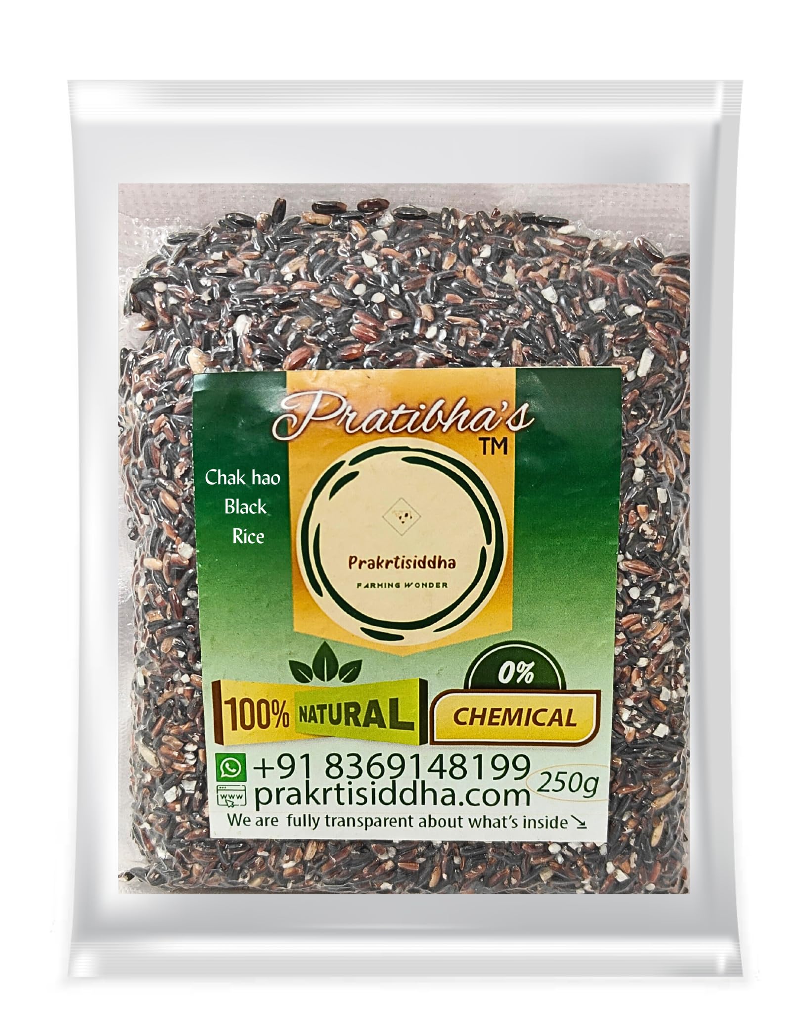 PRAKRTISIDDHA Chak Hao Aromatic Black Rice| All Natural, Hearty Grain with Rich Flavor | Perfect for Rice Dishes & Recipes Vacuum Pack Of 250 Gm (B0CKW6BPHK) Amazon Price History, Amazon Price Tracker