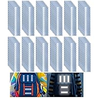 Vista 148 de Adhesivos reflectantes reflectantes de 1 pulgada de diámetro, reflector, impermeable, cinta adhesiva de advertencia de alta visibilidad