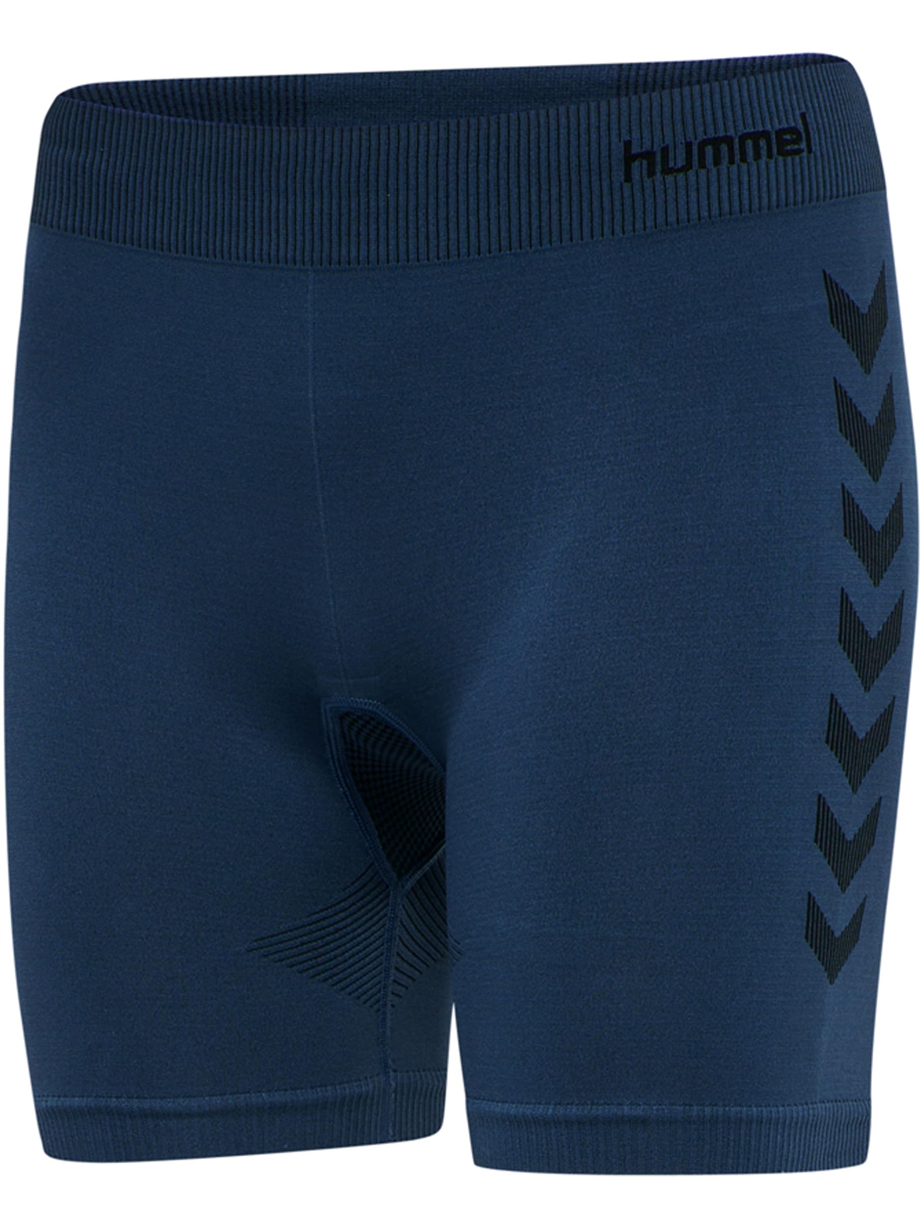 hummel Women's First Seamless Training Short Tights Dark Denim