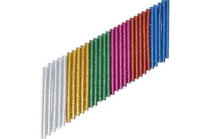 BATDIYOW Mini Glitter Glue Gun Sticks: Vibrant Colors for Creative Projects