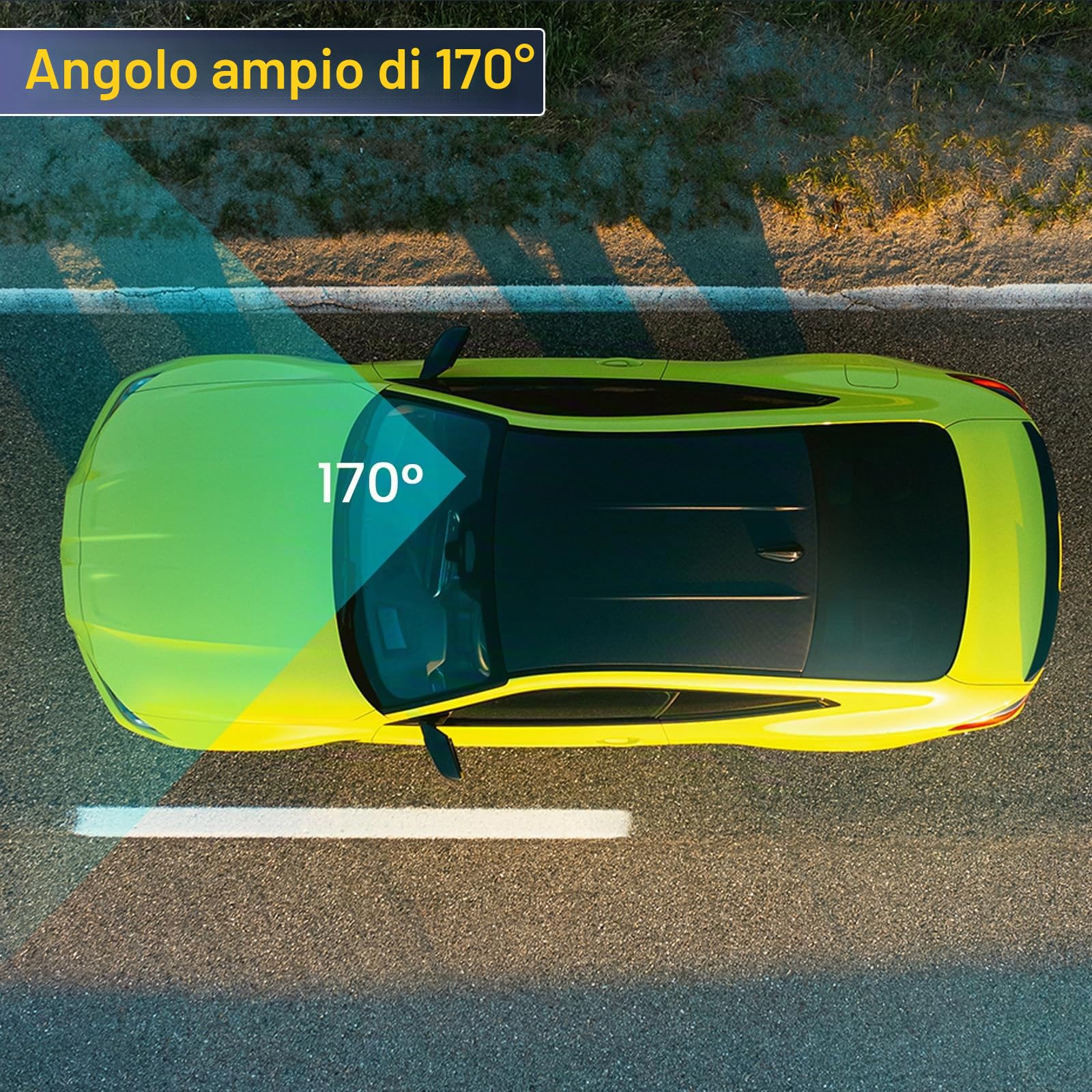 Hikity Dash Cam per Android Autoradio USB DVR 1080P Impermeabile Mini Telecamera per Auto Visione Notturna Dash Camera Registrazione Auto Videocamera 170° Grandangolo con Scheda SD 32G