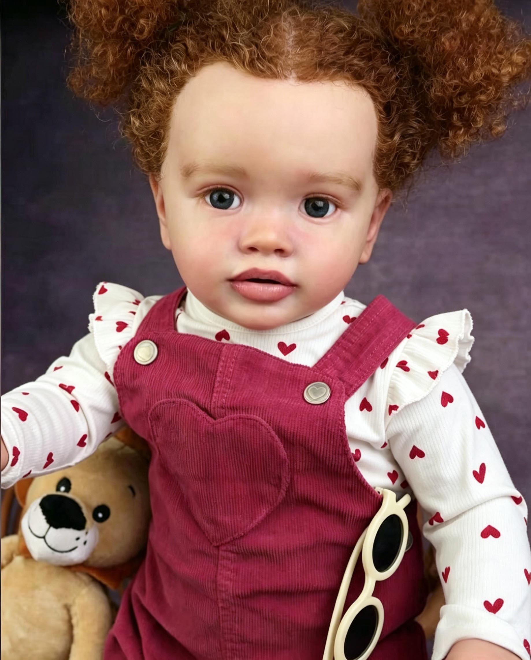 RXDOLL Duży rozmiar realistyczne lalki Reborn maluch czarna dziewczyna 66 cm afroamerykańskie lalki Reborn Baby Dolls miękka tkanina ciało realistyczne maluch lalka niemowlęca silikonowa lalka