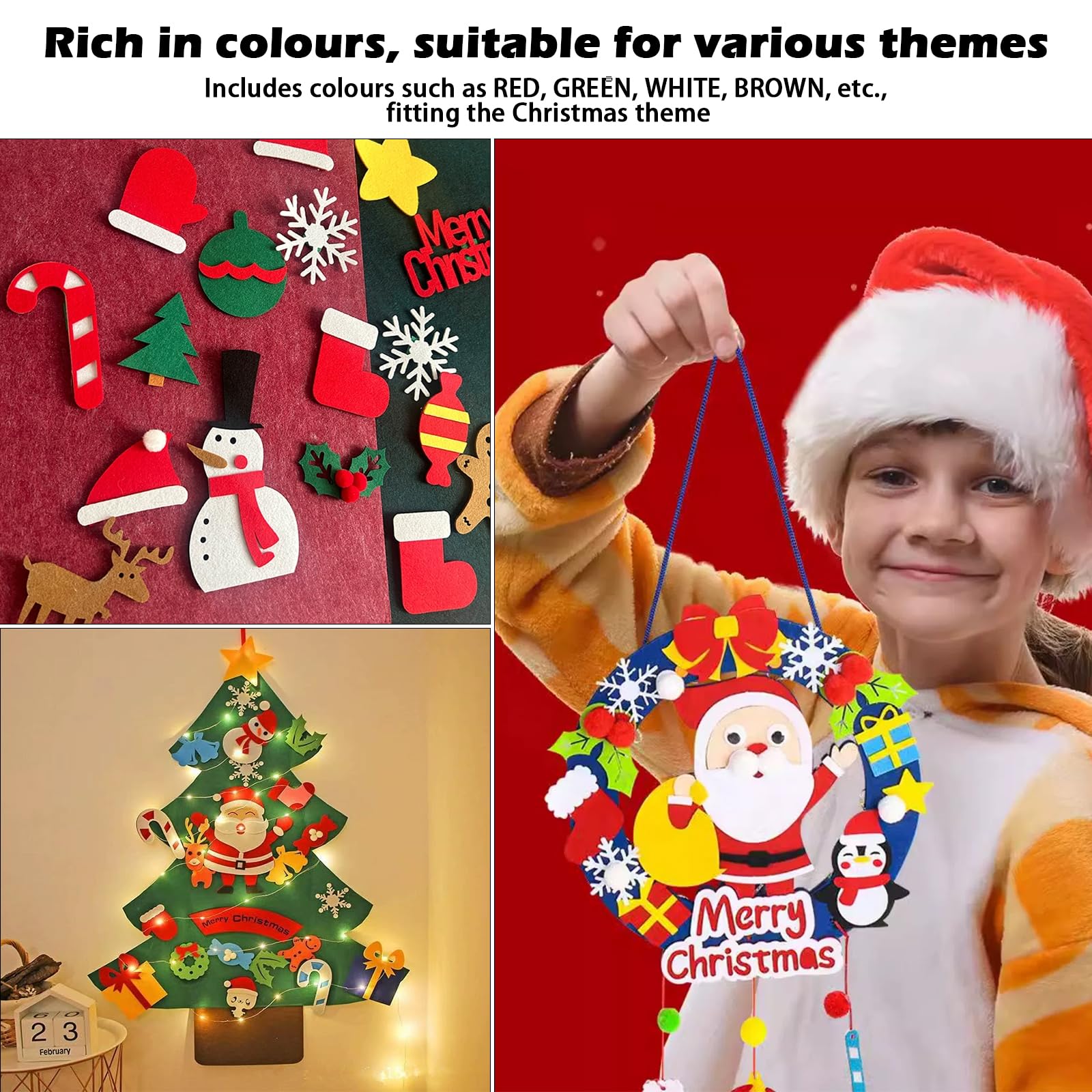 40PCS Feuilles De Tissu En Feutre, 20X30c Tissu Feutré Doux, Ulticolores Paquet De Feuilles De