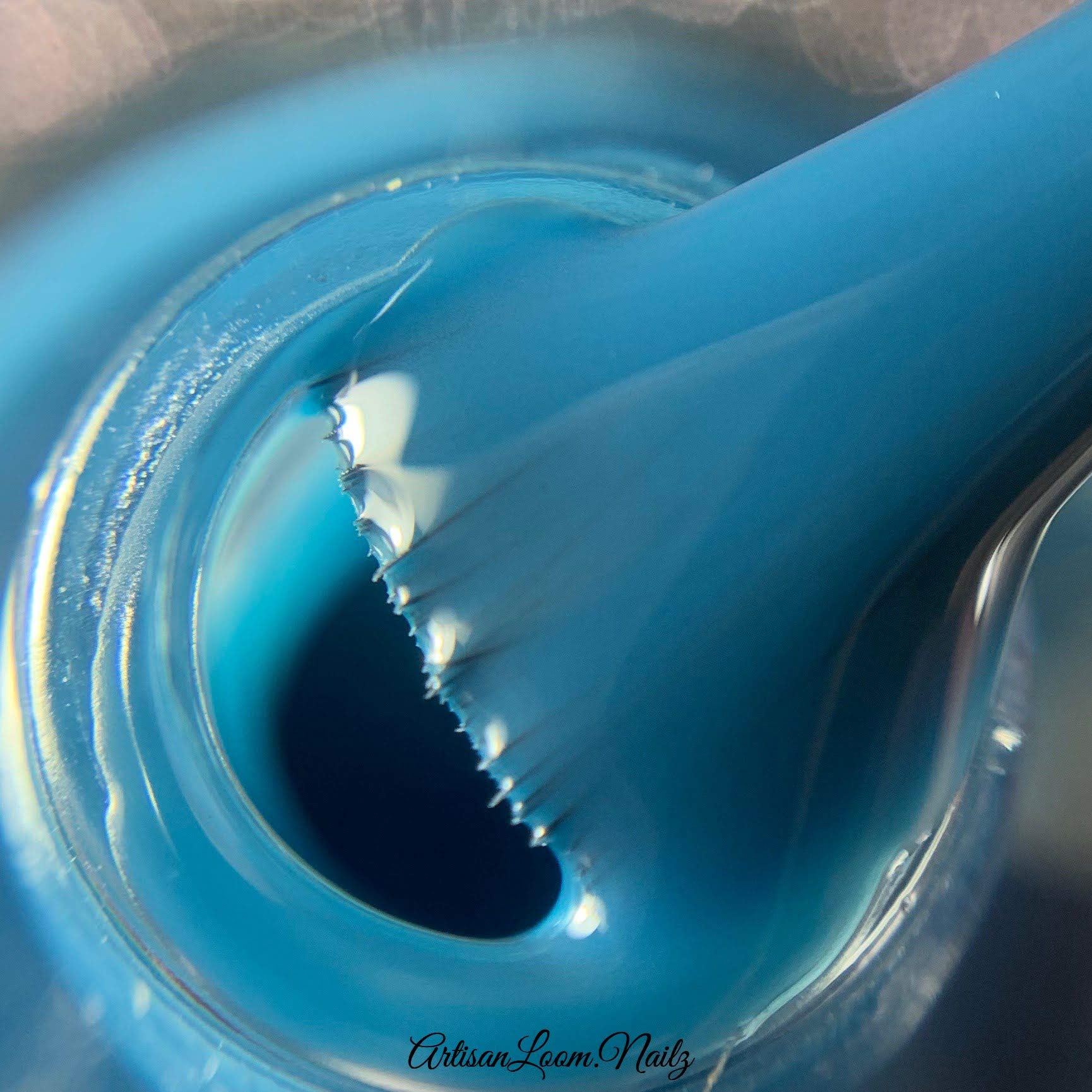 Blue Matte Nail Polish - Atomic Polish - Iridium (Ir) Matte