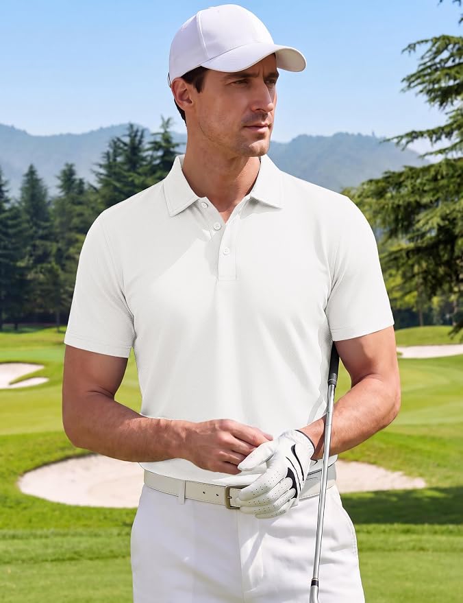 Polo para hombre manga corta algodón pique miniatura 4