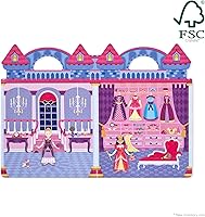 Vista 3 de Melissa & Doug Princesa Puffy, juego de adhesivos, Juego de calcomanías infladas - princesa, 1, Azul