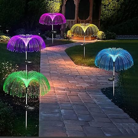 HOMEZ ART's Garden Decorative Solar Outdoor Firefly Lights | Waterproof Firework Decor for Garden Patio Landscape Pathway Yard in Holiday/Marriage/Party/Birthday Decor (5)