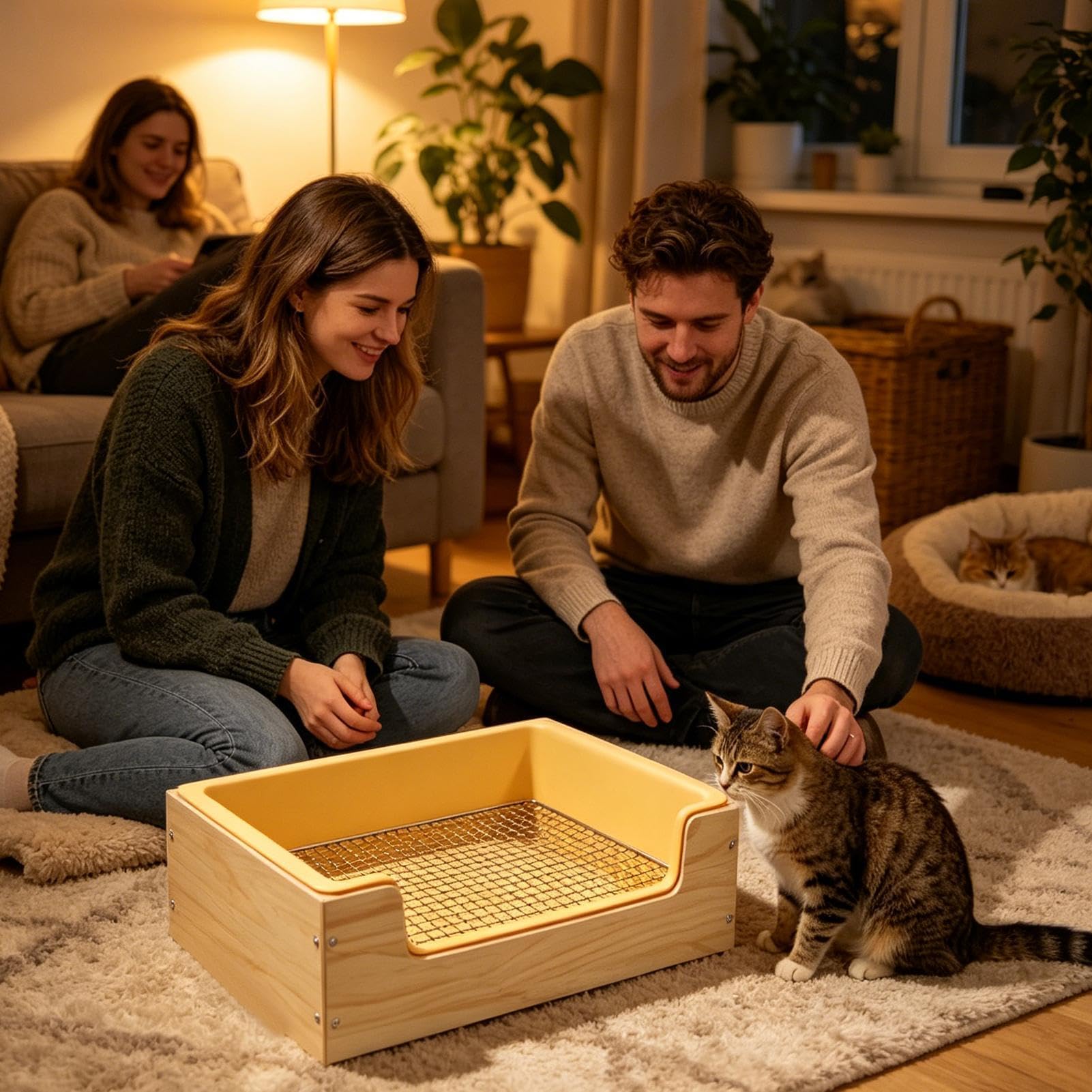 Lettiera per Conigli Griglie in Acciaio Inossidabile Ingresso Basso | Vaschetta Igienica Per Piccoli Animali per Casa e Negozio di Animali, Gerbillo, Furetto, Cincillà, Riccio e Topi