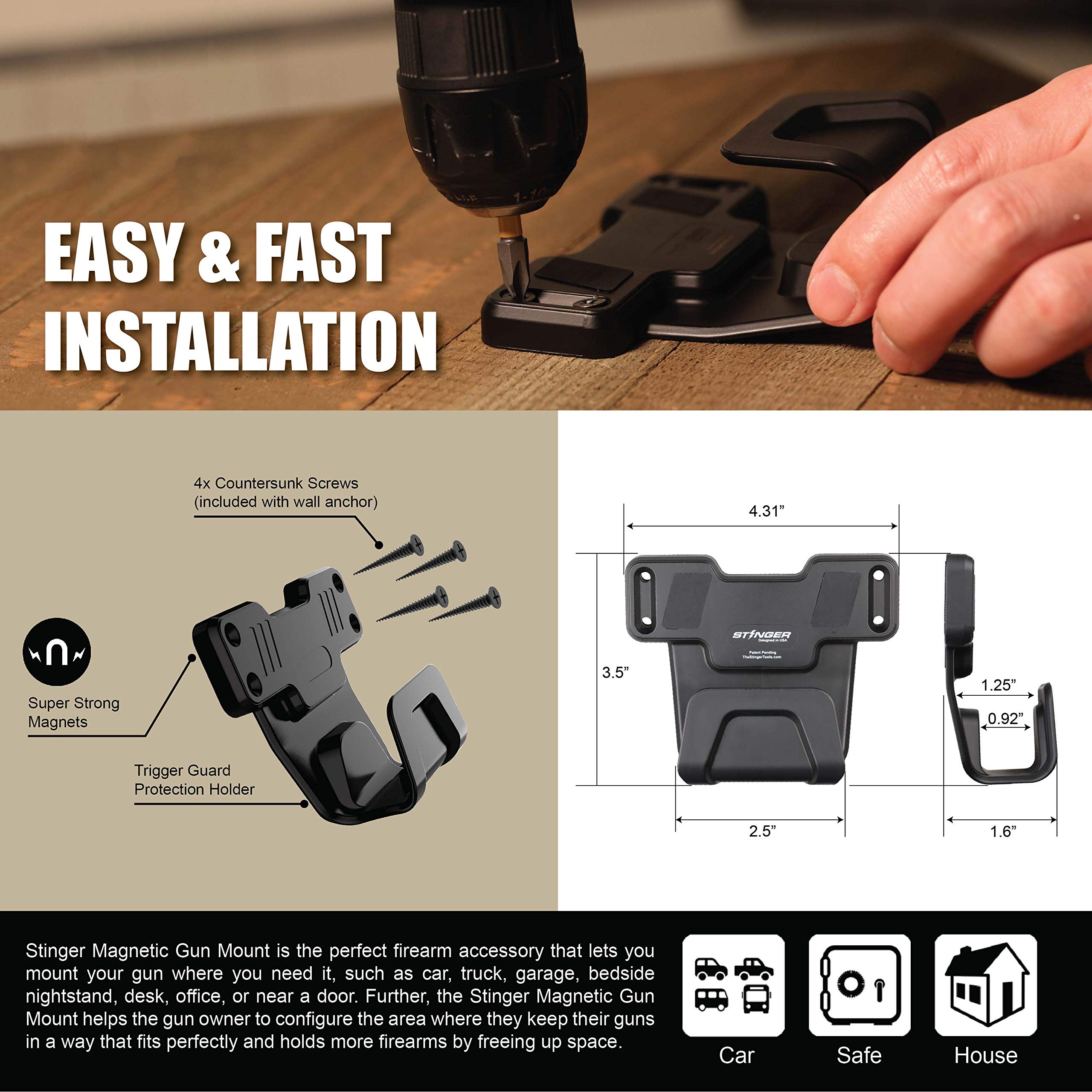 Stinger Safety Trigger Guard Protection Gun