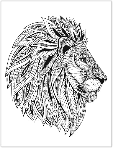 Miniatura 4 de ZOCO Paquetes de libros para colorear de animales, paquete de 25 a granel con lápices, regalos de atención plena para adultos, personas mayores