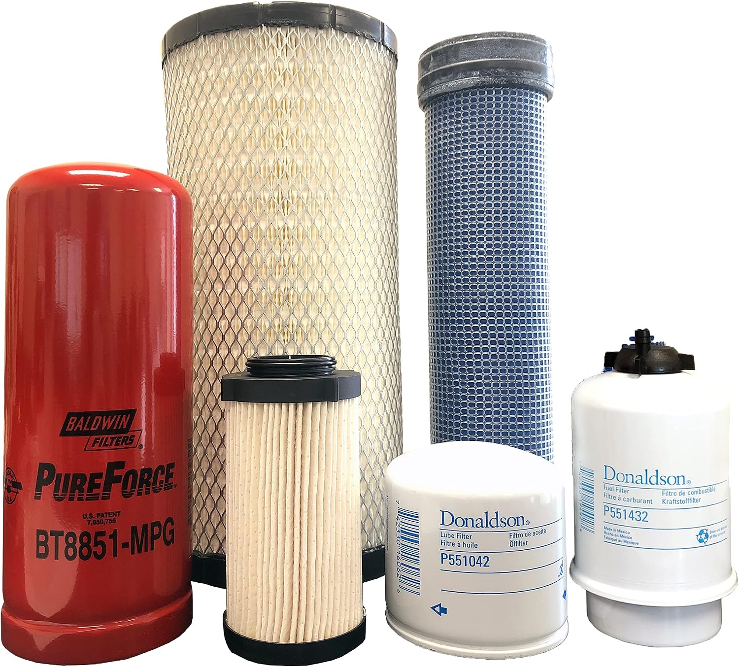 CFKIT Filter Kit Compatible with CAT 908M Compact Wheel Loader