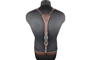 Personalized Leather Wedding Suspenders for the Dapper Groom