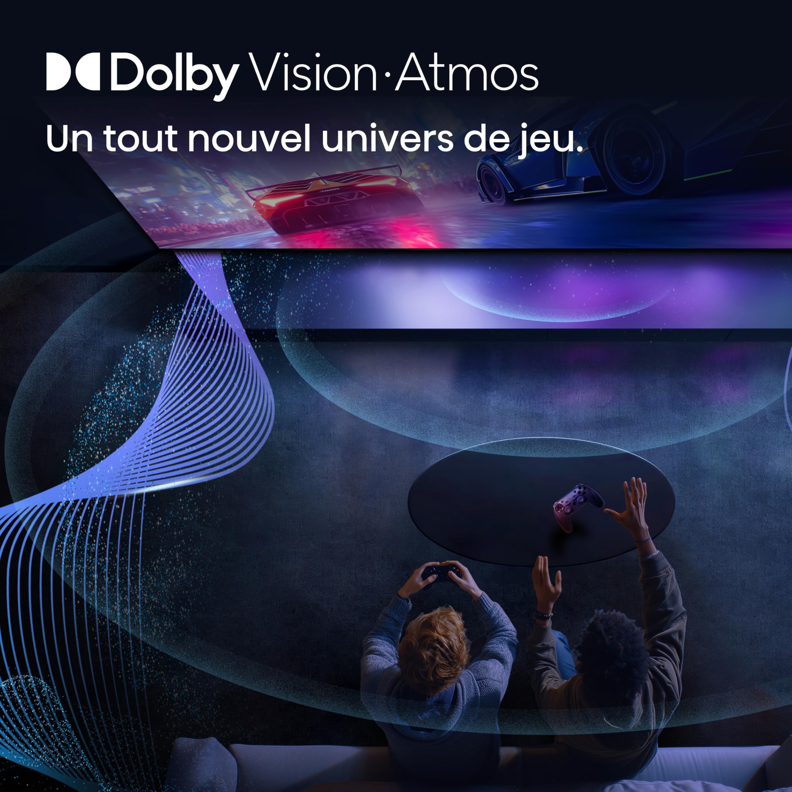 Hisense 55E7S Pro - TV QLED 55" (139 cm), 4K UHD, 144Hz Natif, Dolby Vision IQ & Atmos, HDMI 2.1, FreeSync Premium, Smart TV VIDAA U9.5, Contrôle Vocal Alexa Intégré, Modèle 2026