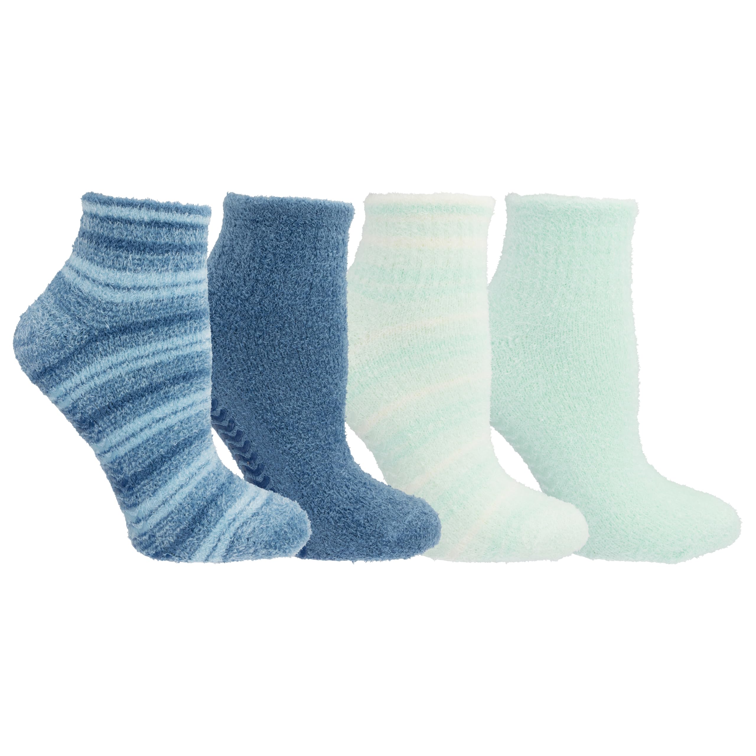 Dr. Scholl's Women's Cozy Soothing Moisturizing Gripper Spa Low Cut Socks
