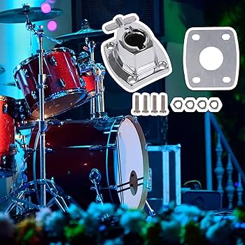 Amazon.com: BQLZR Zinc Alloy Tom Cymbal Holder Clamp Bass