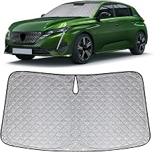 Foldable Front Car Sun Visor for Peugeot 308 P5 2021-2026, Car Windshield Cover, Interior Sun Visor Protection Against UV Rays