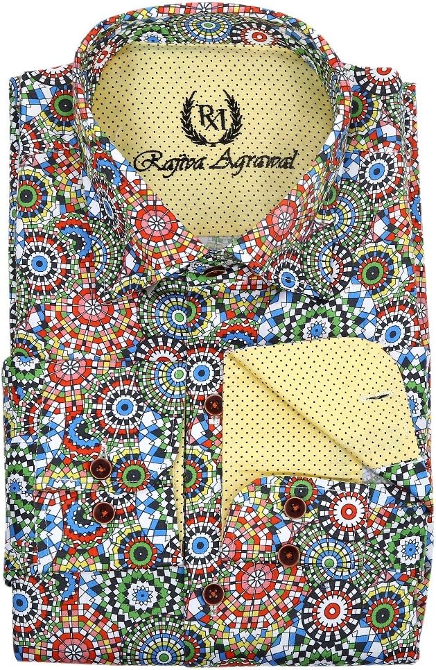 Kaleidoscope Men's Fashion Shirt in Superfine Cotton