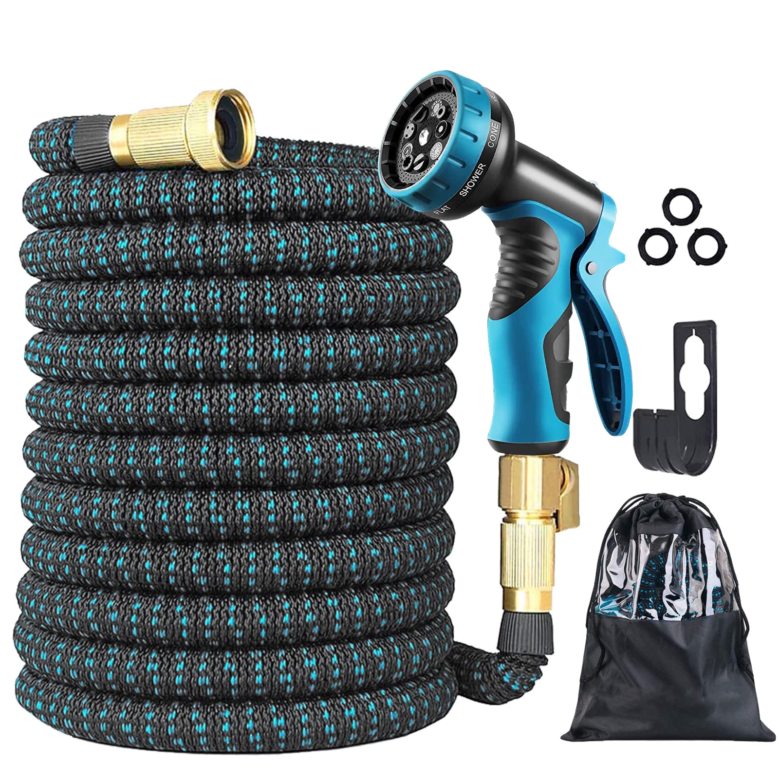 Buy Garden Hose 100 ft Water Hose with Triple Layer Latex Core, 3/4