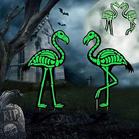 Amazon.com : WILLBOND 6 Pcs Halloween Glow in the Dark Skeleton