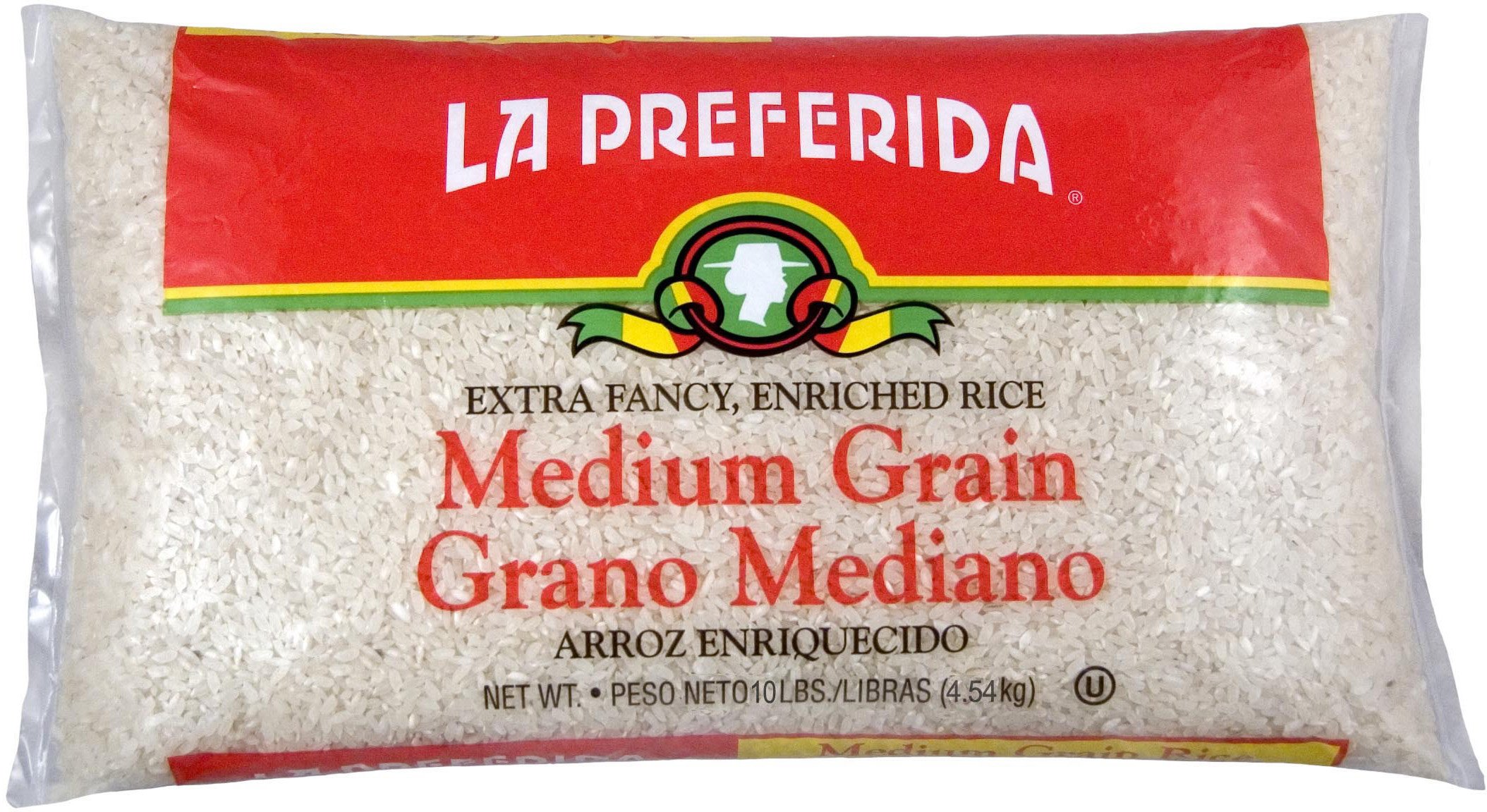 La Preferida Medium Grain White Rice, 10-Pound
