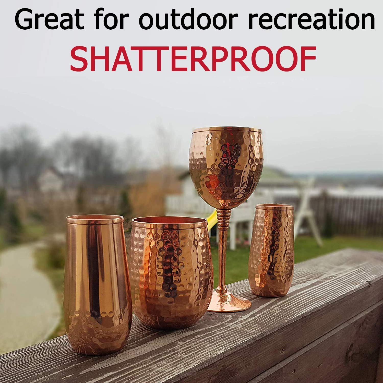 4 vasos de agua de cobre para curar productos ayurvédicos Moscow Mule, tazas de cobre, capacidad de 350 ml (estilo 10)