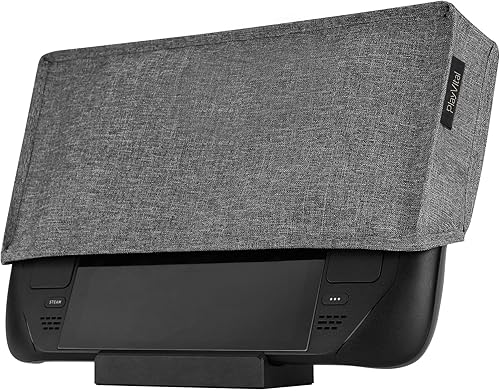 PlayVital Cubierta antipolvo suave y ordenada para cubierta de vapor, antiarañazos a prueba de polvo, protector contra el polvo para consola