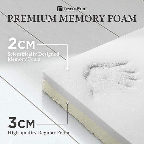 Miniatura 5 de Fencer Wire Mesa de masaje de espuma viscoelástica prémium de 84 pulgadas, cama de masaje plegable, cama de spa ajustable en altura, cuna facial,