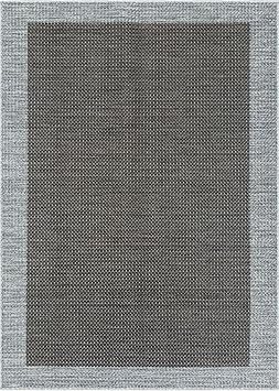 Lüks Sisal Makine Dokuması 8mm Dokuma Tabanlı Mutfak Balkon Halısı, Kahverengi-Gri, 60 x 100