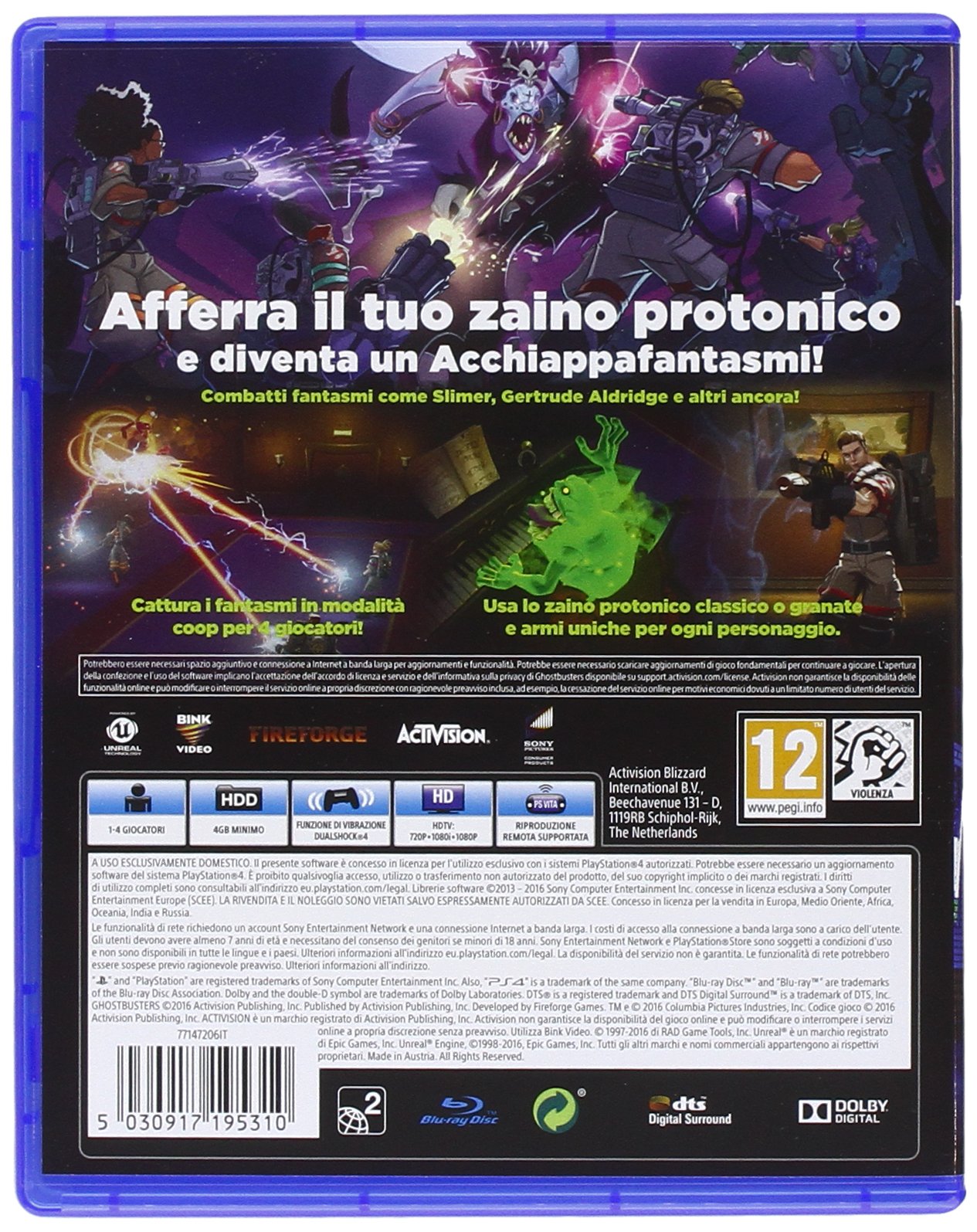 Ghostbusters Spirits Unleashed Pour Playstation 4 : Achat Occasion | Jeux Vidéos Playstation 12 Ans - 16 Ans Neuf, Avec étiquette PS4 - Foto 7