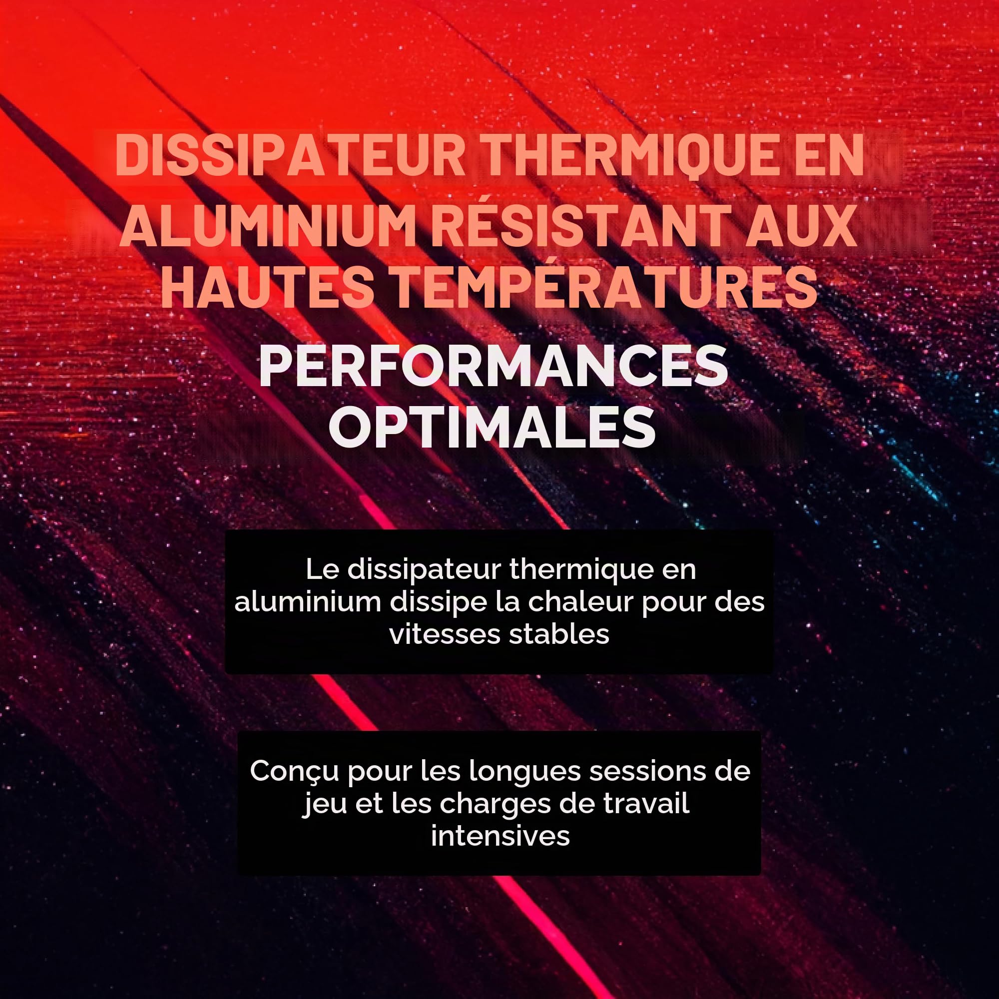 ADATA XPG GAMMIX S70 Blade 2 to PCIe Gen4x4 M.2 2280 SSD Noir-Distributeur de Chaleur- Traitement Graphique 3D et Jeux Haut de Gamme