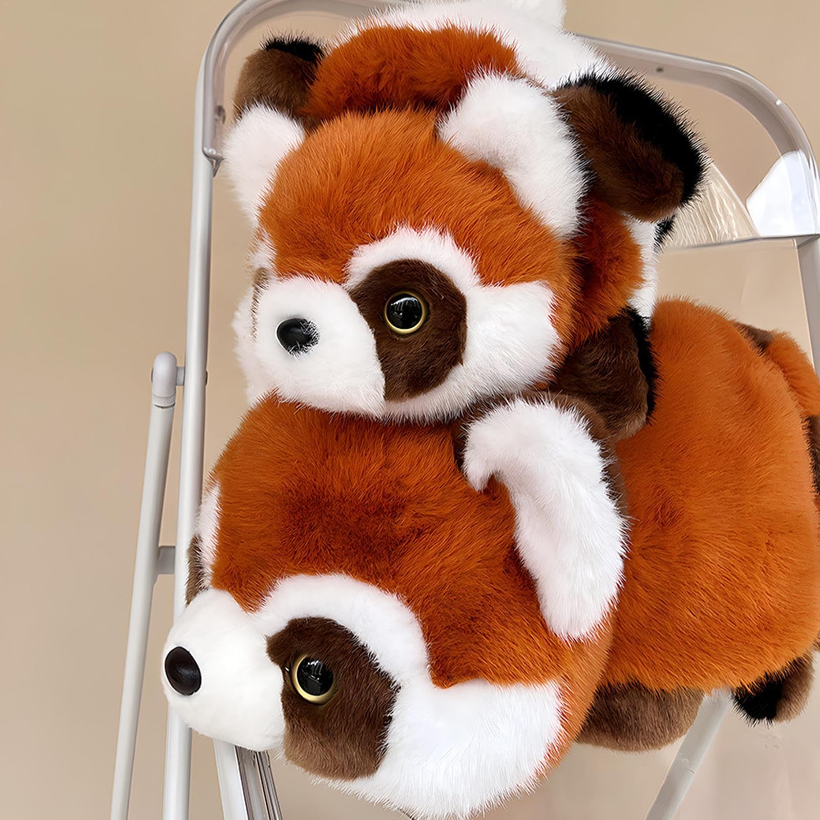 Amazon.co.jp: パンダ レッサーパンダ 裏返し 動物 ぬいぐるみ 両面