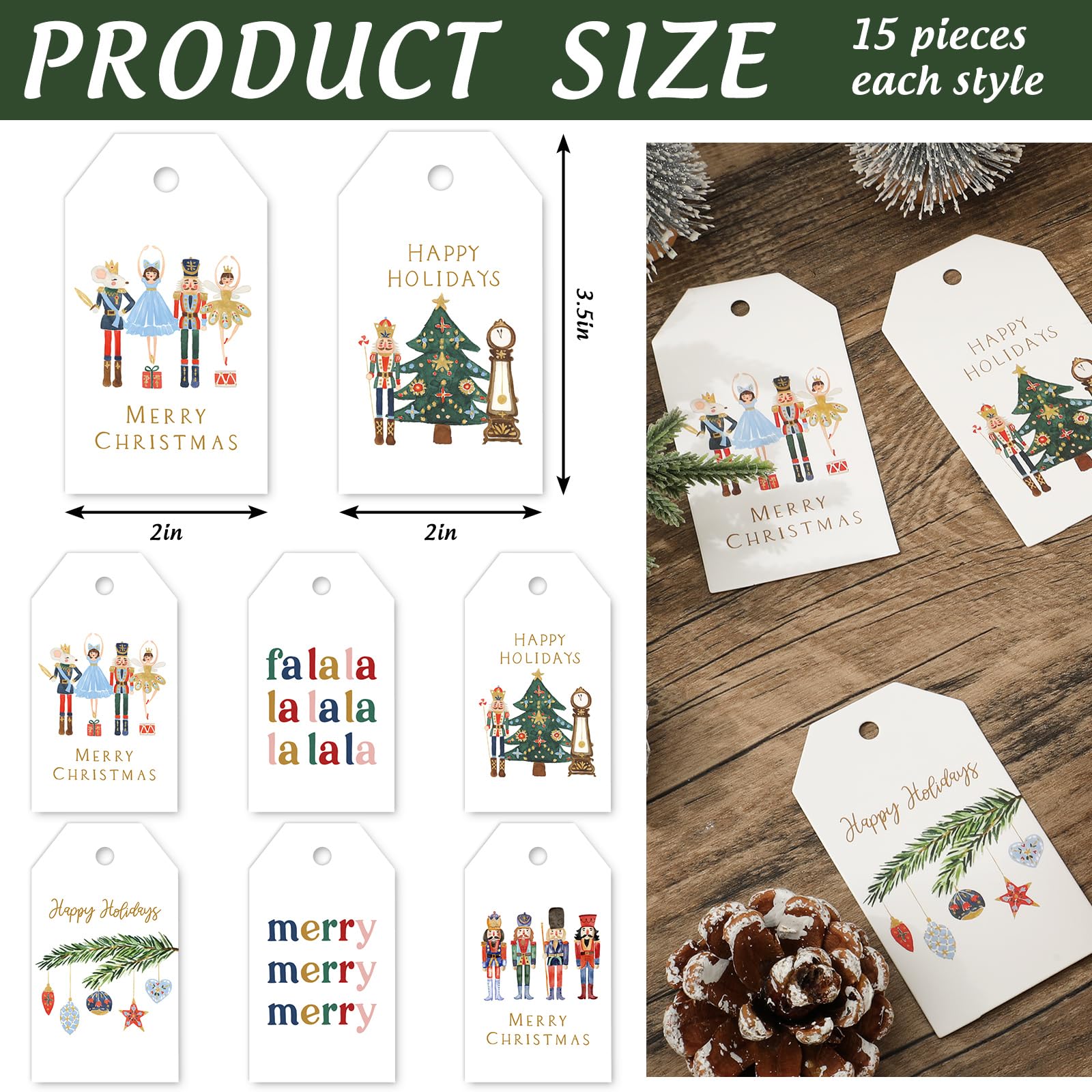 amazon-com-whaline-90pcs-nutcracker-paper-gift-tags-merry-christmas-watercolor-nutcracker-hanging-labels-with-hemp-rope-for-xmas-holiday-present-diy-crafts-6-designs-health-household for Free Printable Nutcracker Gift Tags Amazon.com : Whaline 90Pcs Nutcracker Paper Gift Tags Merry Christmas Watercolor Nutcracker Hanging Labels with Hemp Rope for Xmas Holiday Present DIY Crafts, 6 Designs : Health & Household for Free Printable Nutcracker Gift Tags