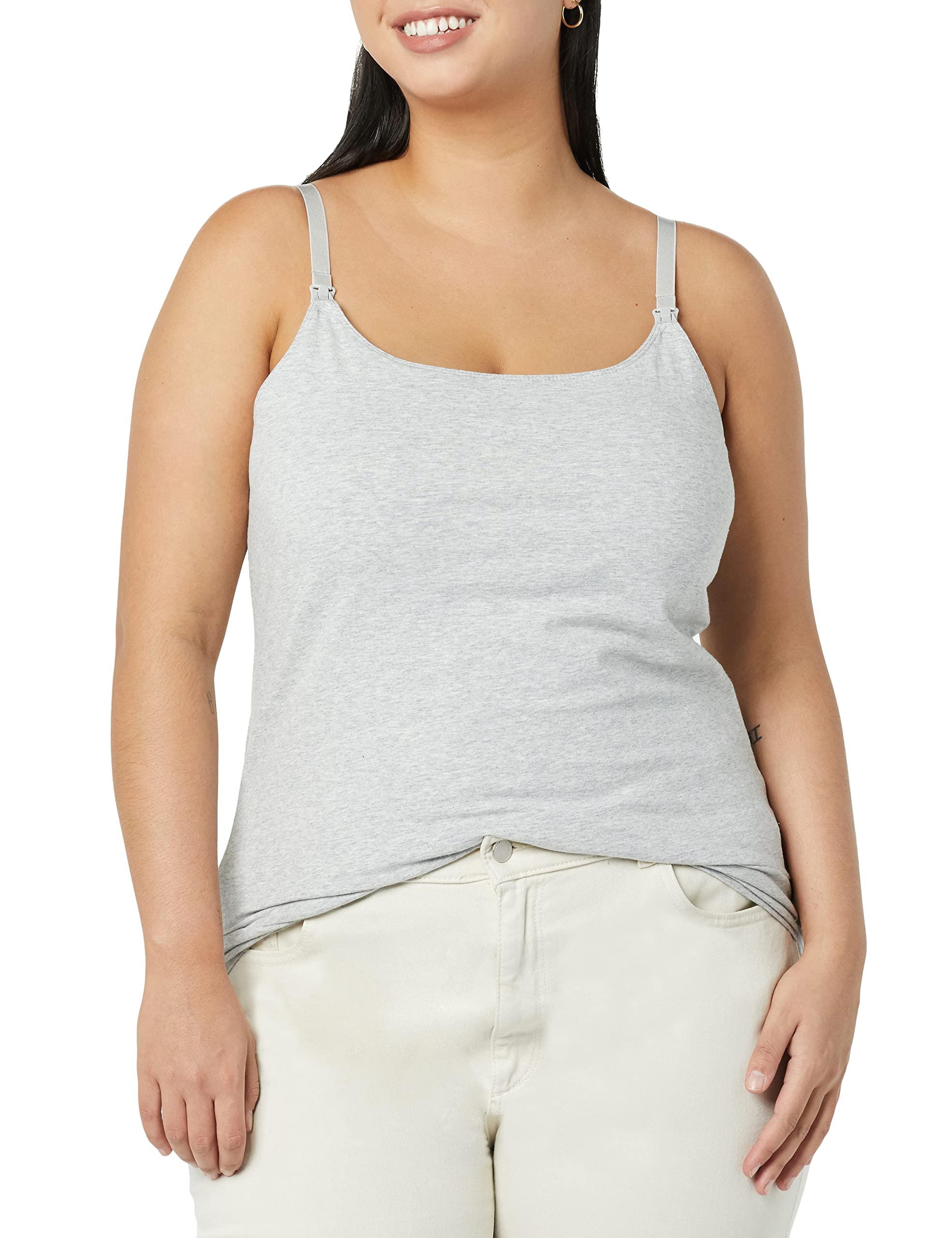 Amazon Essentials Mujer Camisola Apta para Maternidad y Lactancia con Tirantes Ajustables y Sujetador Integrado — view 4