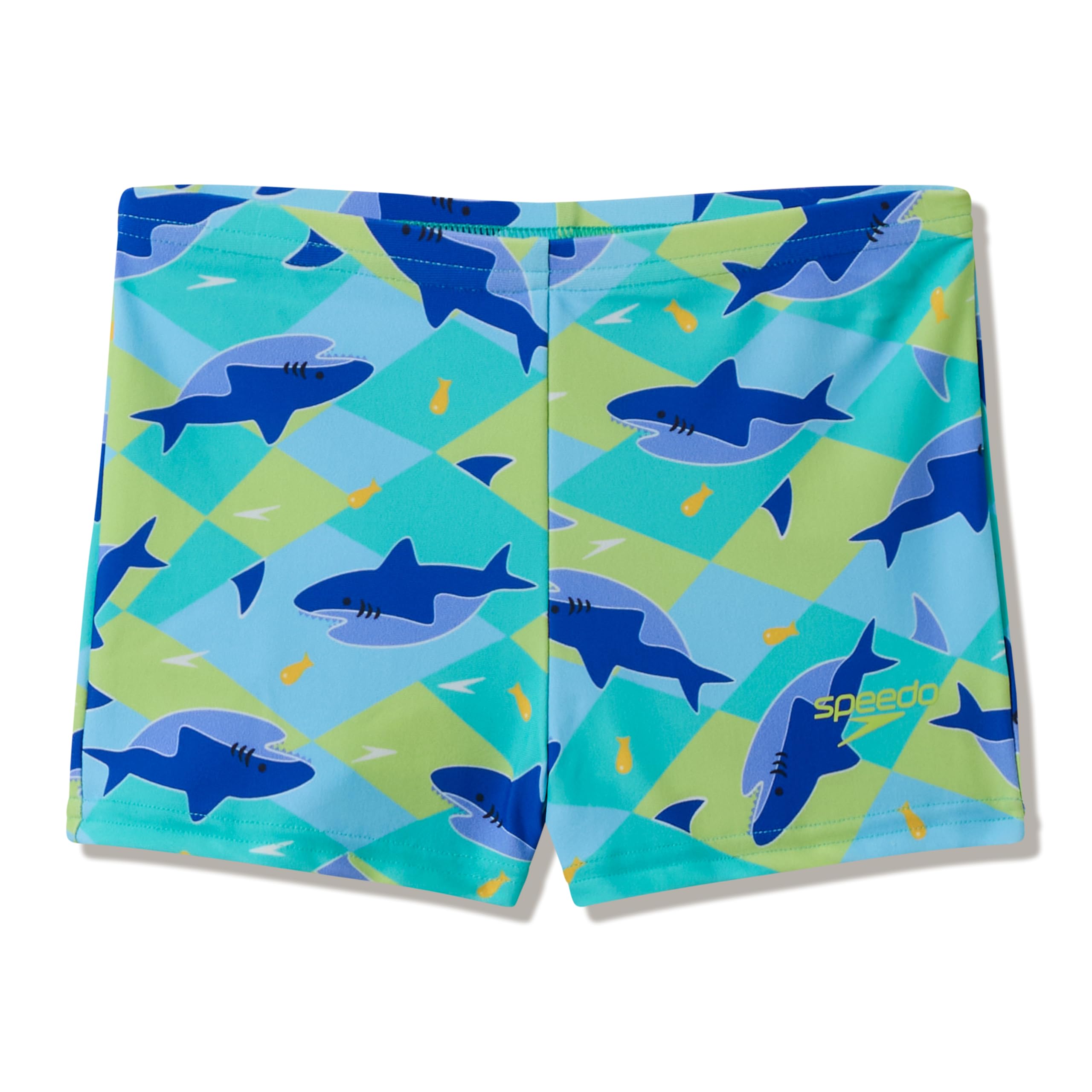 Speedo Kids Unisex Infant Print Aquashort, Deep Sapphire, 6YRS