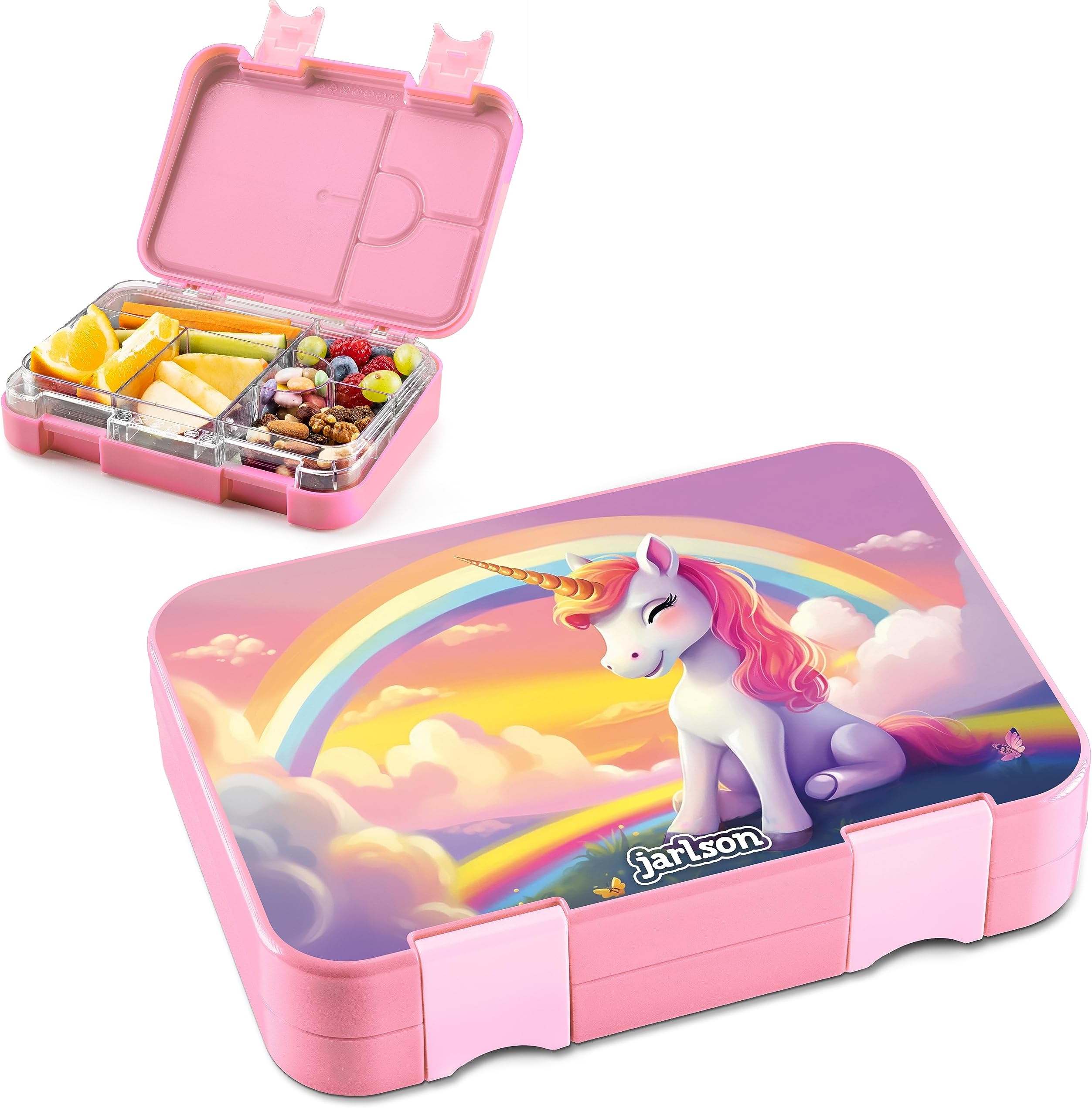 IJIAMY Brotdose Kinder Mit 5 Fächern - Auslaufsicher Für Schule & Kindergarten