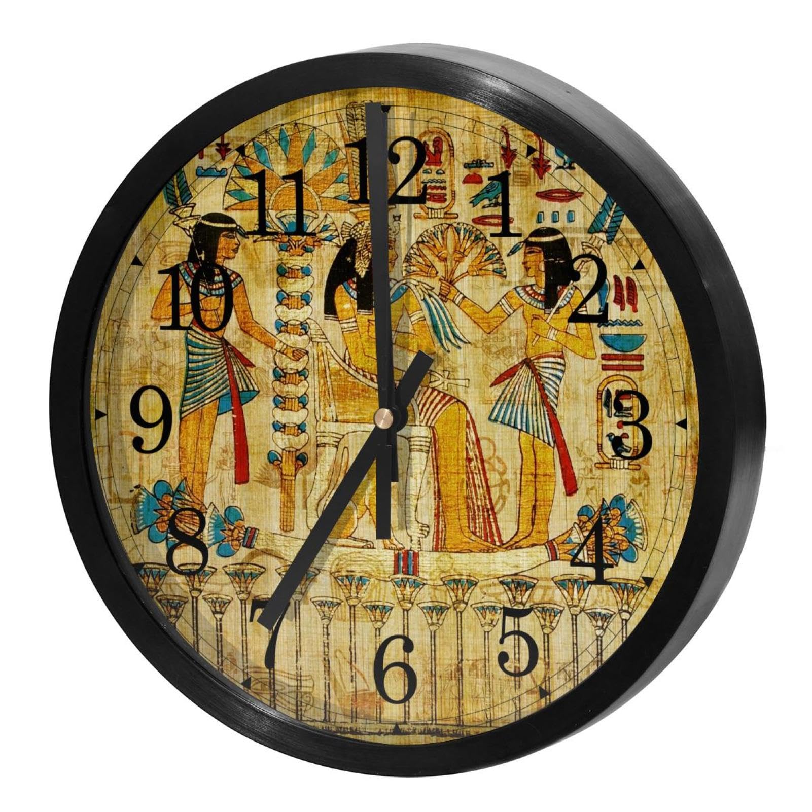 Horloge murale silencieuse à quartz ronde pour éliminer les distractions sonores au bureau