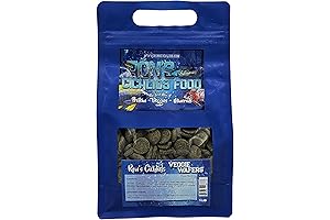 Veggie Blend Fish Food – Premium Tropical Fish Food Pellets with Insect...