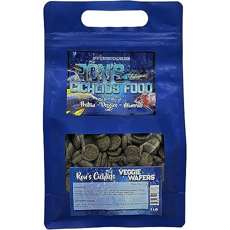 Veggie Blend Fish Food – Premium Tropical Fish Food Pellets with Insect...