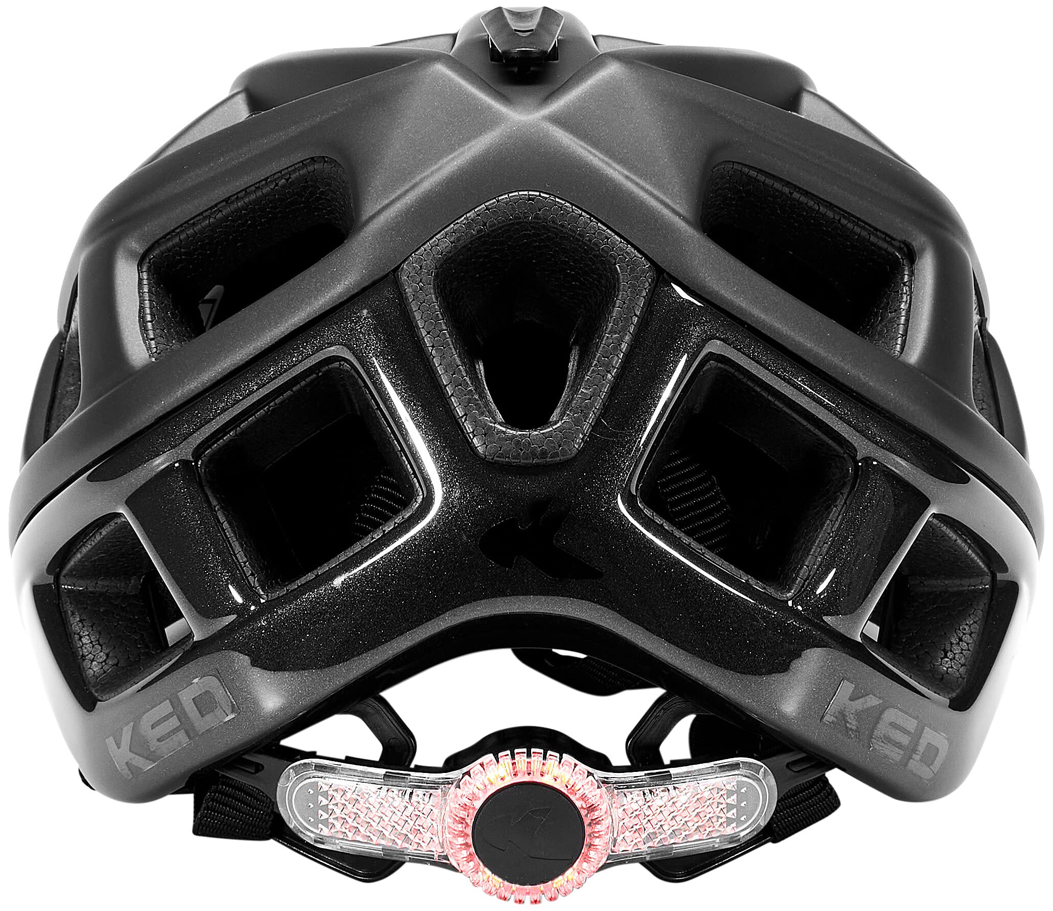 KED Crom, Casco da Bicicletta Unisex, Nero Opaco, M (52-58cm)