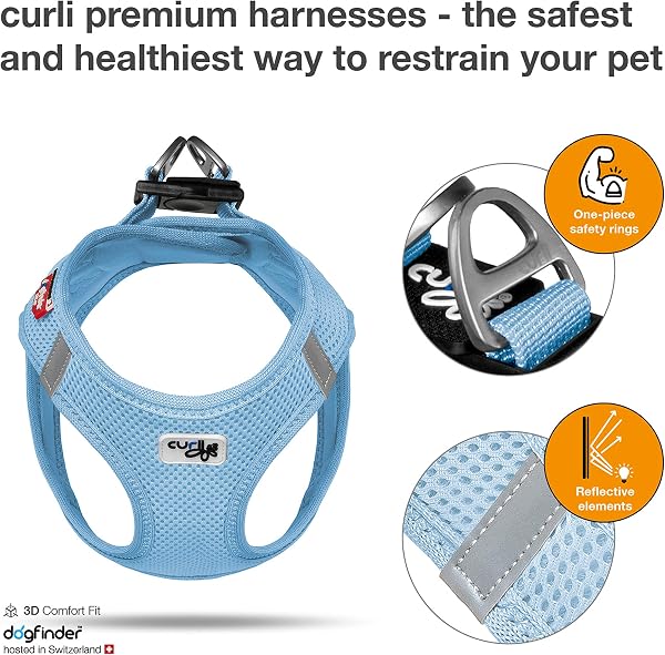 Vest Harness Air-Mesh Skyblue 2XS - 2