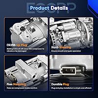 Vista 4 de ECCPP Compresor de Aire Acondicionado 1997-2001 para Ford E-150 4.6L Ford E-250 5.4L 1997-2002 para Ford Expedition 4.6L