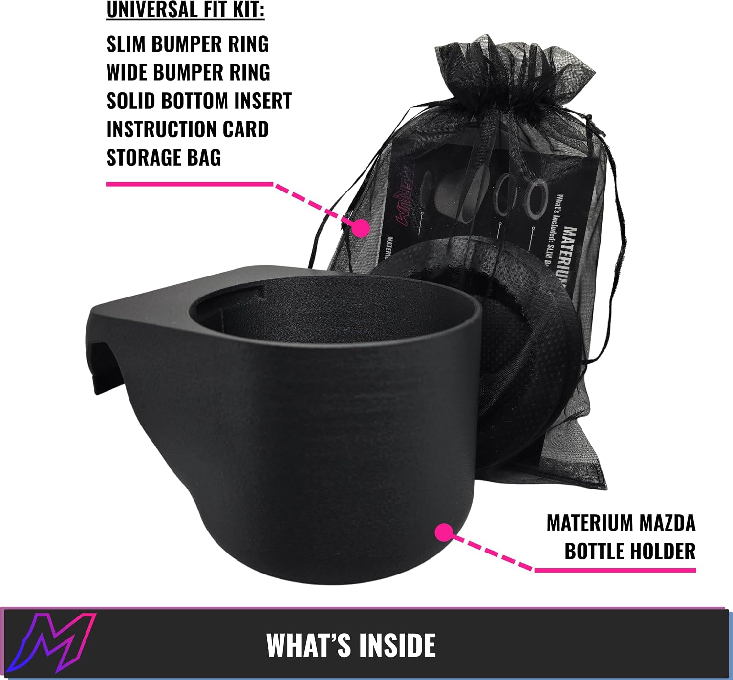 MATERIUM Cup Holder Expander for Mazda CX-50 2023-2026 All Trims