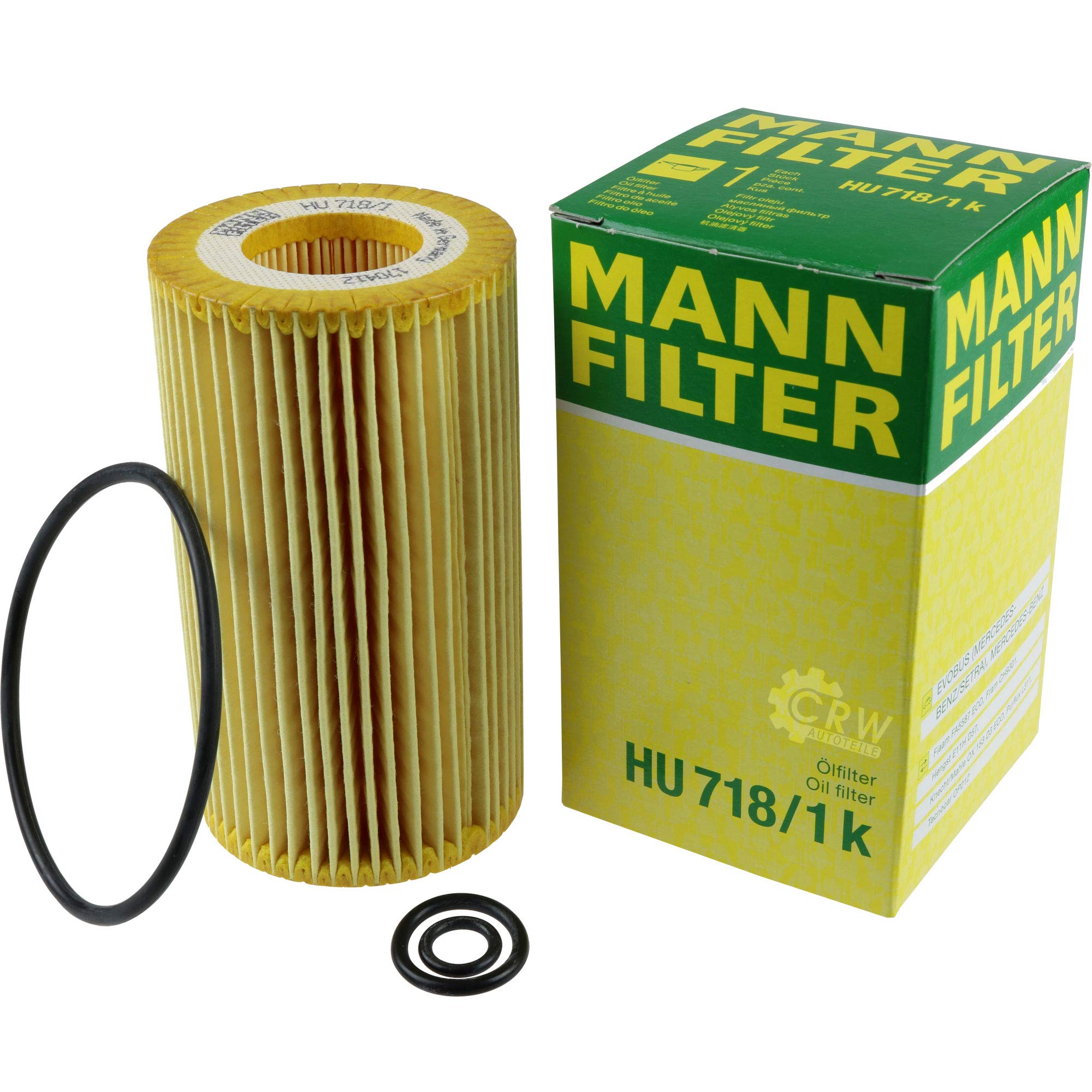 Paquete de inspección Kit de mantenimiento de filtros con filtro de aceite HU 718/1 k, filtro de aire C 42 192/1, filtro de combustible WK 820/1, filtro de habitáculo CUK 3540, tornillo de