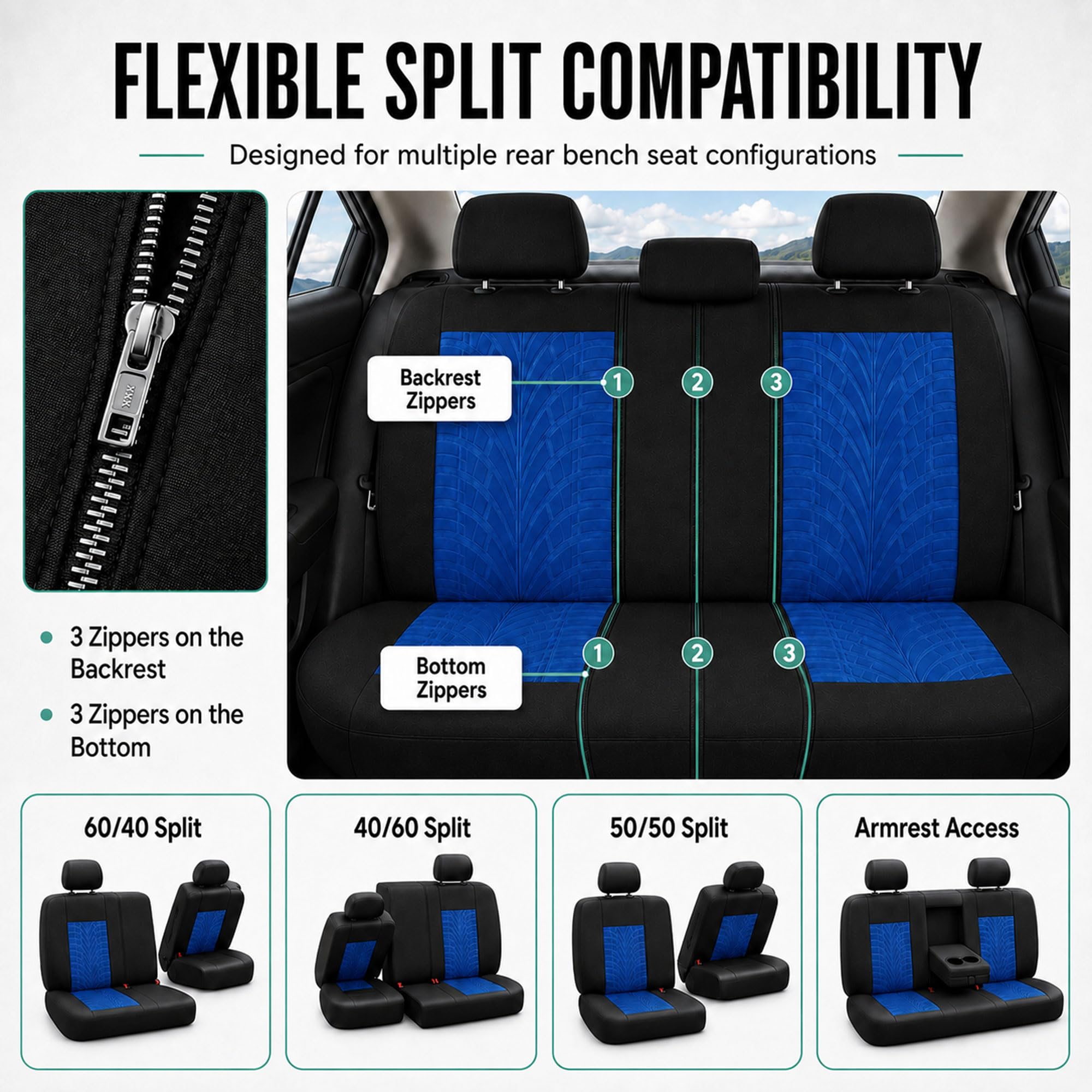 Amazon.com: FH Group Full Set Travel Master Car Seat Covers