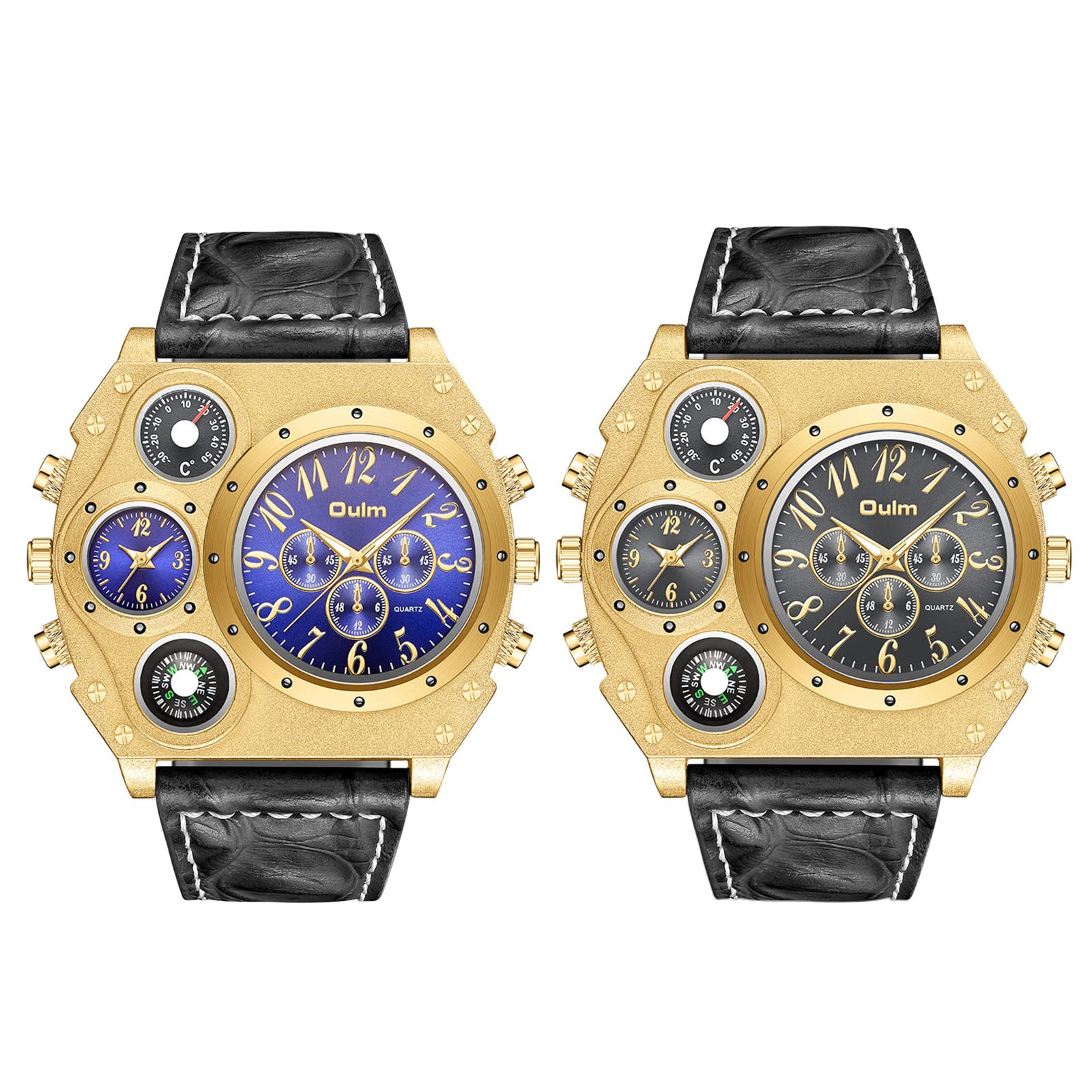 JewelryWe Damenuhr Elastische Uhr mit Pulsberechnung: 12/24H